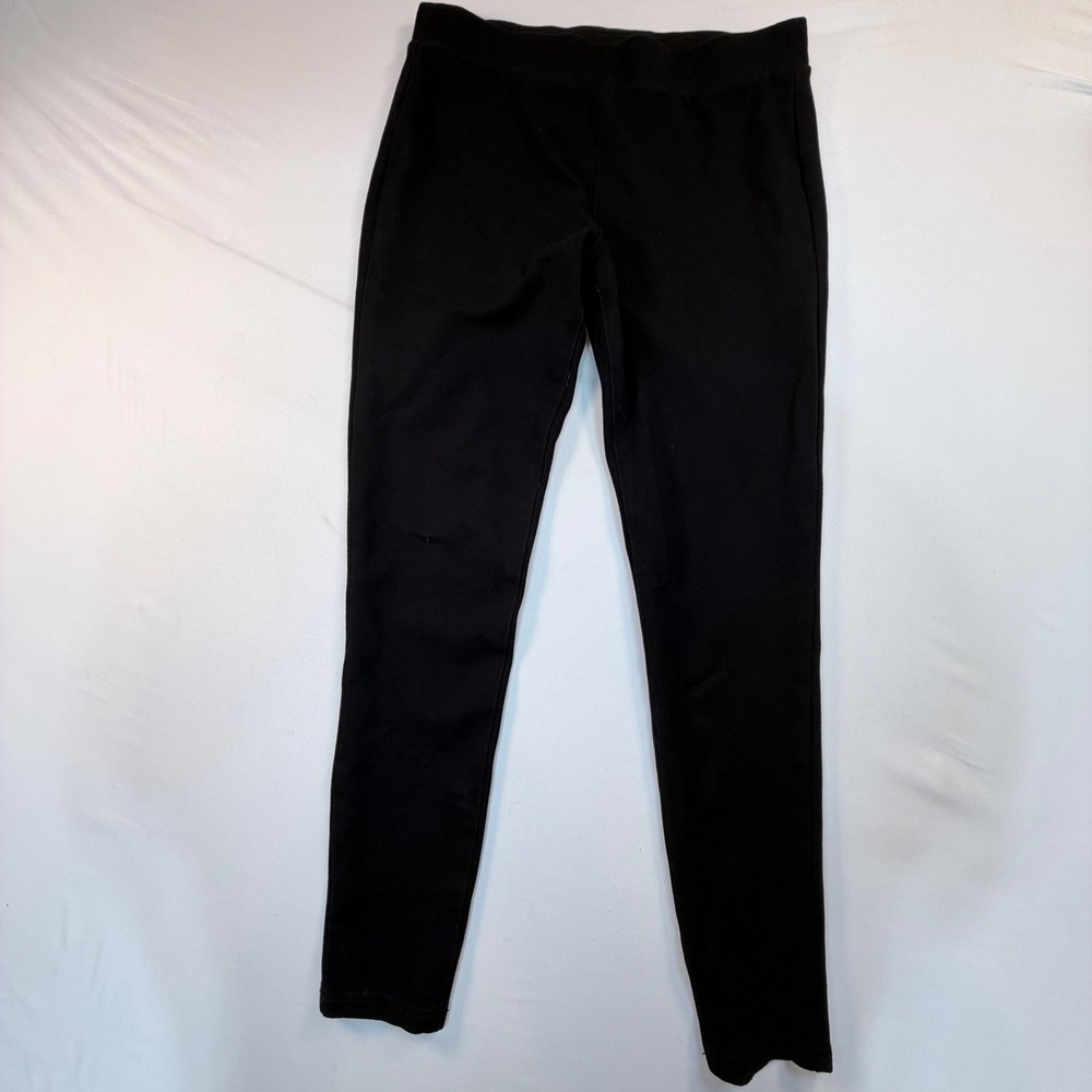 a.n.a. A New Approach Womens Medium Black Leggings Stretch Pull On 25 Inseam